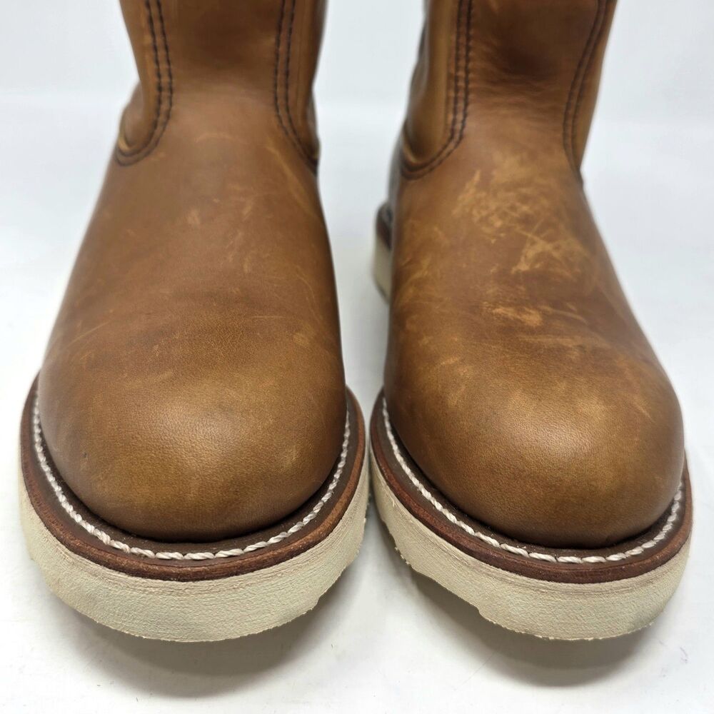 Red Wing Pecos 866 Pull On Leather Work Boot US 5 | EU 37 Made in USA Brown NEW - Picture 11 of 16